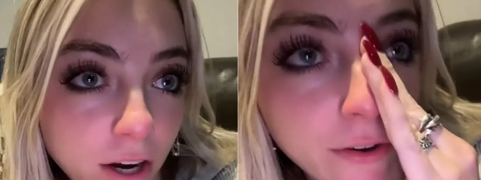 Meisje werkt voor het eerst van 9 tot 5 en barst in tranen uit.”Verschrikkelijk”