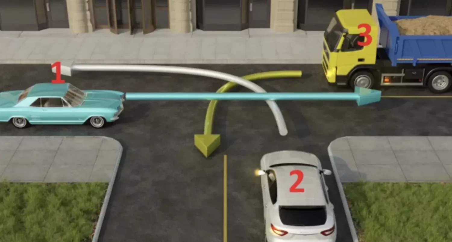 Ken jij de verkeersregels? In welke volgorde mogen de voertuigen gaan rijden?