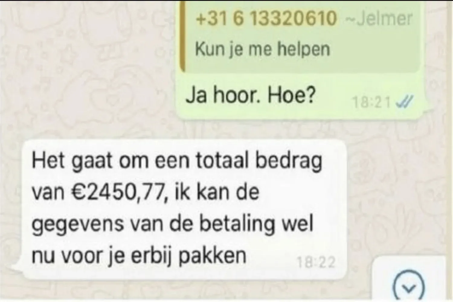 Whatsapp-oplichter keihard aangepakt door zijn “slachtoffer”!