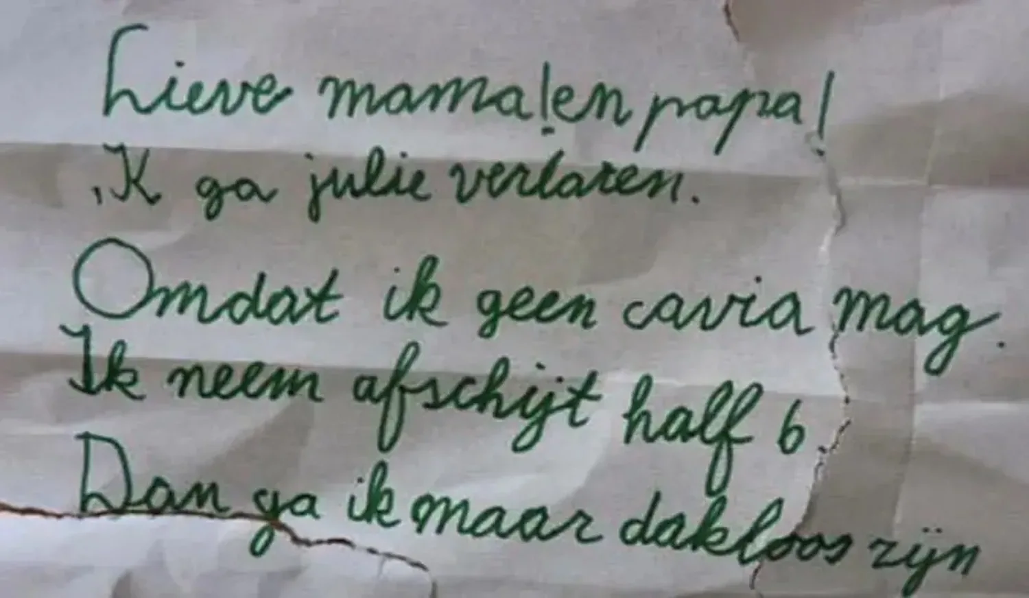12 foto’s van grappige briefjes die kinderen helemaal zelf hebben geschreven