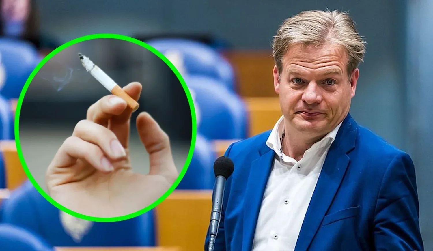 Pieter Omtzigt (NSC) dient wetsvoorstel in: “Roken in eigen auto binnenkort verboden.”