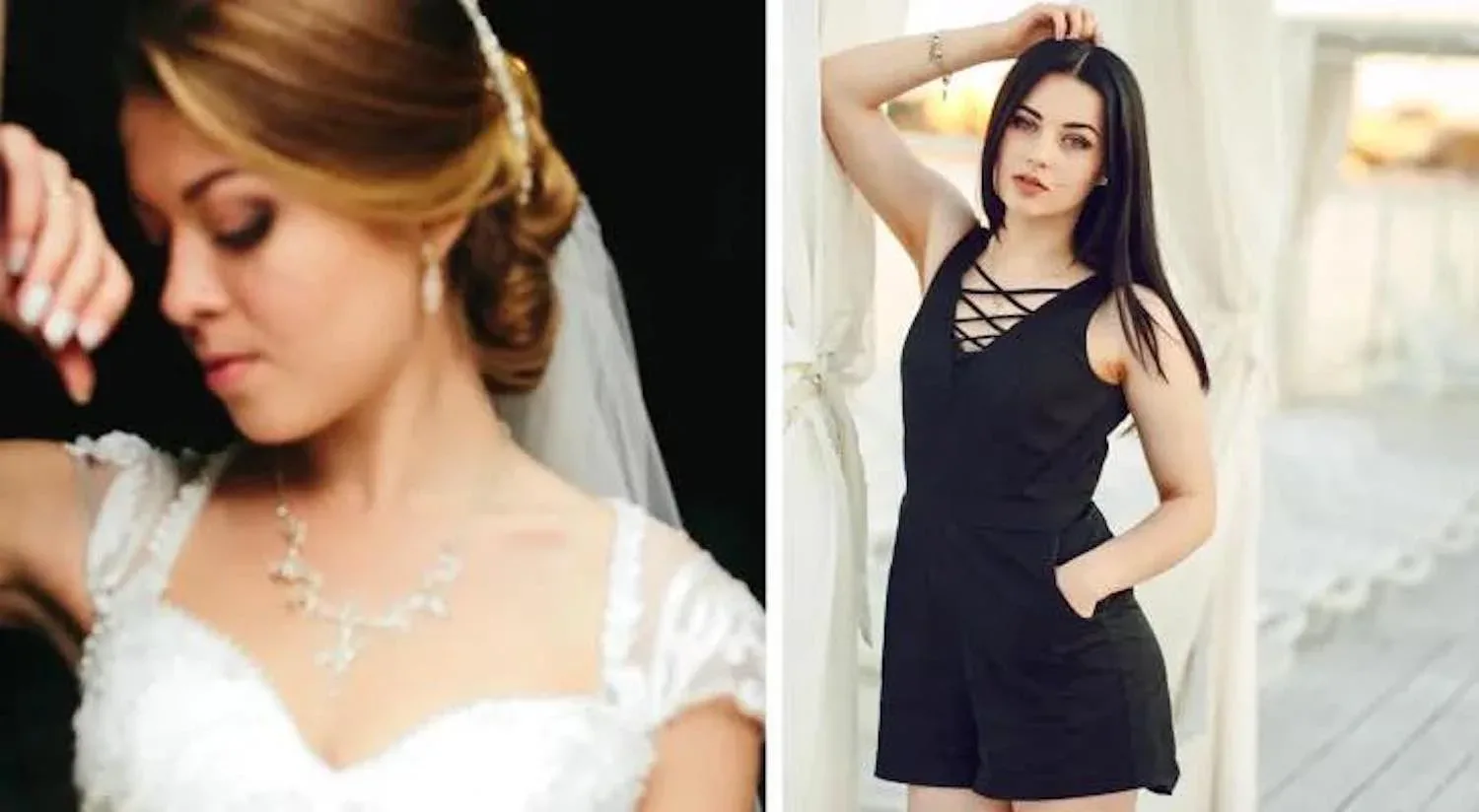 De bruid haar bruiloft wordt verpest door haar eigen nicht