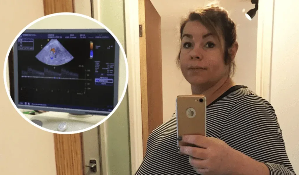 Vrouw lukt het 8 jaar lang niet om zwanger te worden. Als dokter echo maakt valt ze flauw