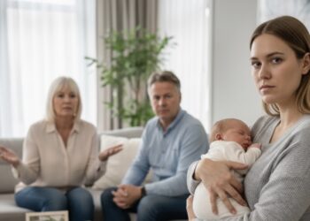 Marloes (29): “De verloofde van mijn schoonvader mag onze baby absoluut niet vasthouden.”