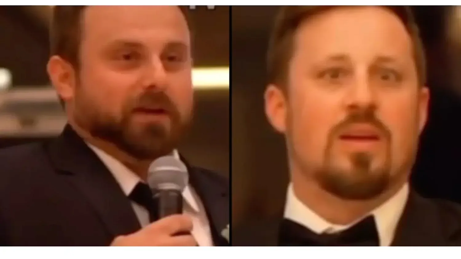 Bruiloftsgasten in tranen nadat man 20 jaar wacht om zijn broer de biecht af te nemen