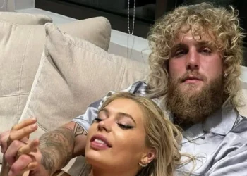 Jutta Leerdam heeft zo te zien een slechte invloed op haar vriend Jake Paul