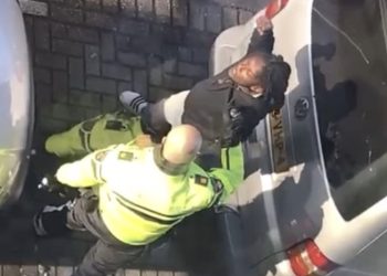 Rastaman is agent helemaal zat en dreigt agent. Dat had die beter niet kunnen doen