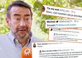 Marc van der Linden plaatst bizarre berichtjes: ‘Lijkt onder invloed’