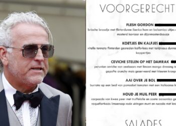 Gordon heeft eindelijk de menukaart met “bizarre” prijzen gedeeld