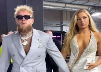 Ophef rond Jutta Leerdam: gedrag tijdens gevecht Jake Paul zorgt voor verdeelde reacties