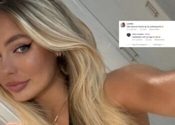 Jutta Leerdam’s ouders zorgen voor irritaties in het vliegtuig..