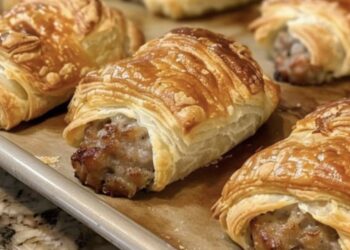 Mijn oma maakte deze verrukkelijke worstenbroodjes altijd, dit recept was haar grootste geheim..