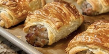 Mijn oma maakte deze verrukkelijke worstenbroodjes altijd, dit recept was haar grootste geheim..