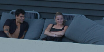 Eerste zoen tussen Anouk en Diederik zet de loods letterlijk in vuur en vlam