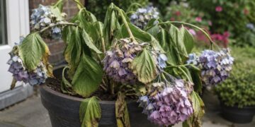 Hangen je hortensia’s slap? Maak dan vooral niet meteen deze fout