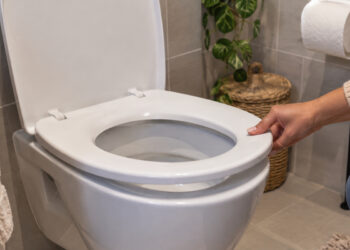 Schuift jouw wc-bril steeds opzij? Met deze simpele truc is dat verleden tijd