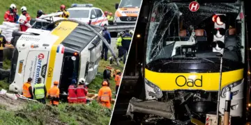 Overlevende (75) busdrama Zwitserland vertelt wat er gebeurde toen het misging