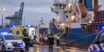 Mysterie rond dodelijk ongeluk op vrachtschip: bemanningslid (27) komt om het leven