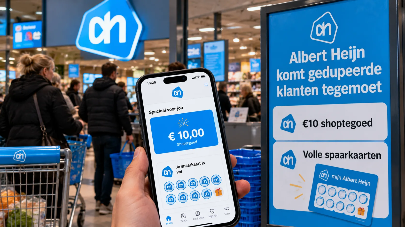 Albert Heijn trekt de portemonnee na grote storing, maar niet iedere klant profiteert