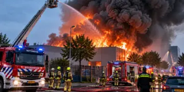 NL-Alert verstuurd vanwege enorme brand: dit is er aan de hand