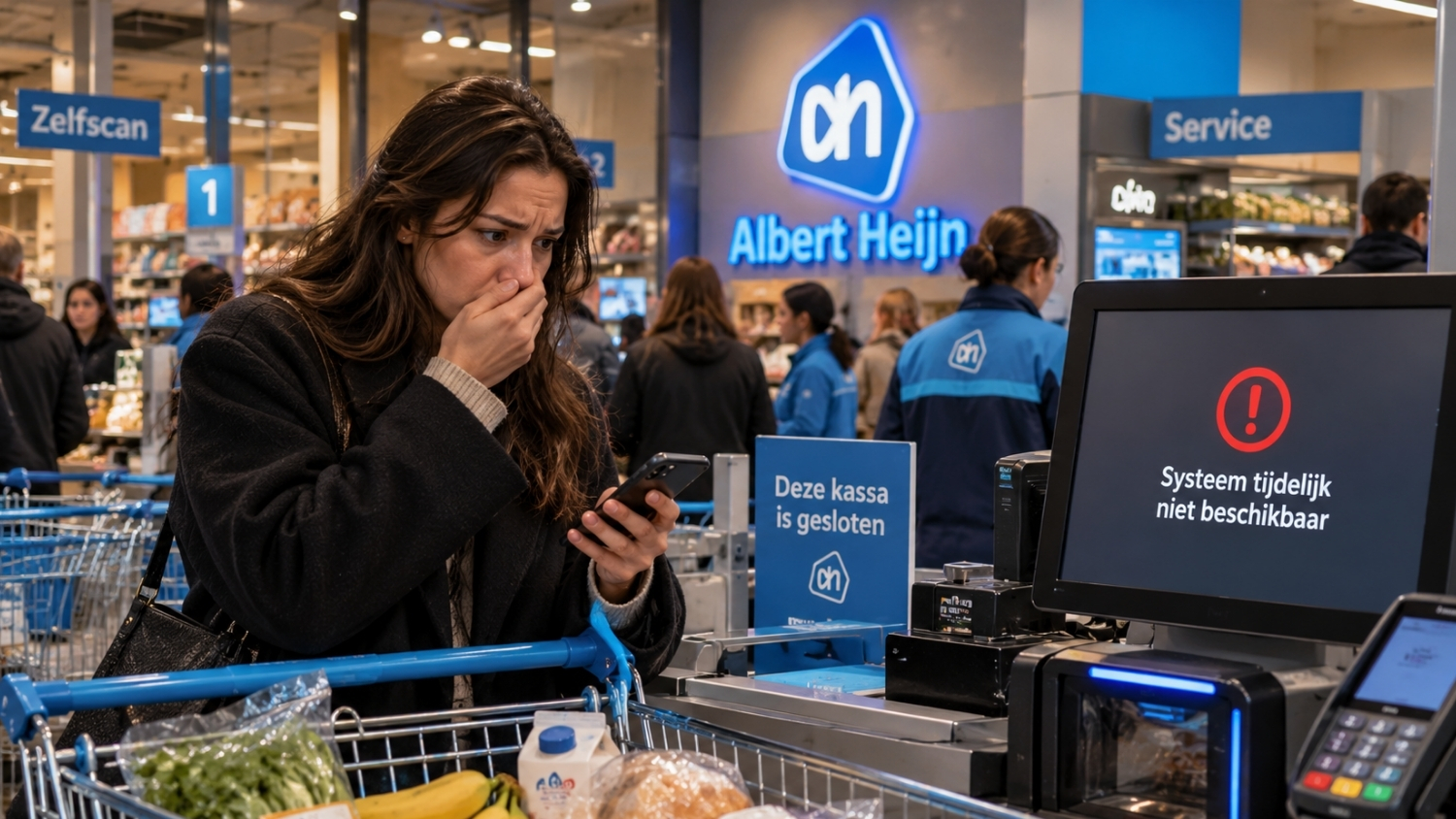 Mogelijke cyberaanval legt systemen Albert Heijn plat, maar vooral dit kan klanten flink raken