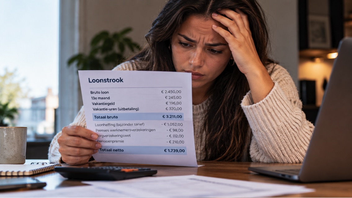 Krijg jij een 13e maand of laat je vakantie-uren uitbetalen? Dan kan dit je flink tegenvallen