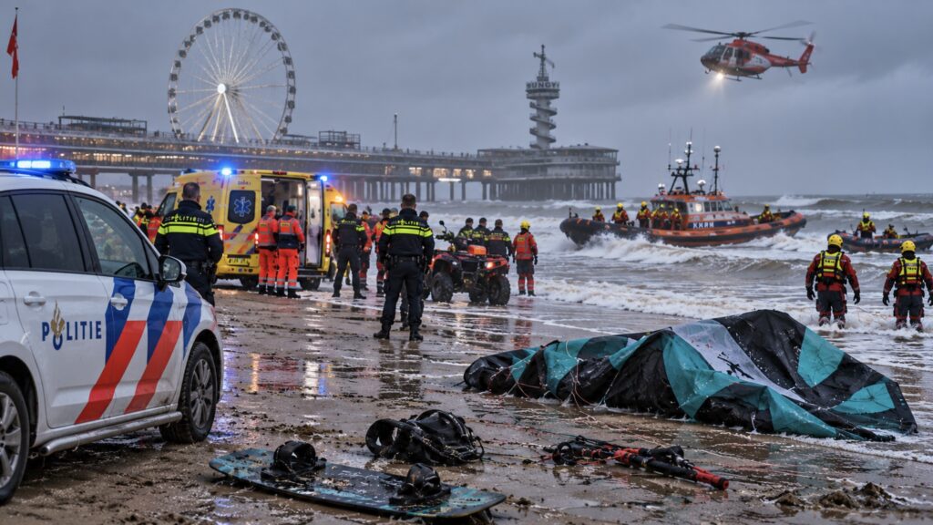 Verdrietige wending in zoektocht naar vermiste kitesurfer bij Scheveningen: politie neemt ingrijpend besluit